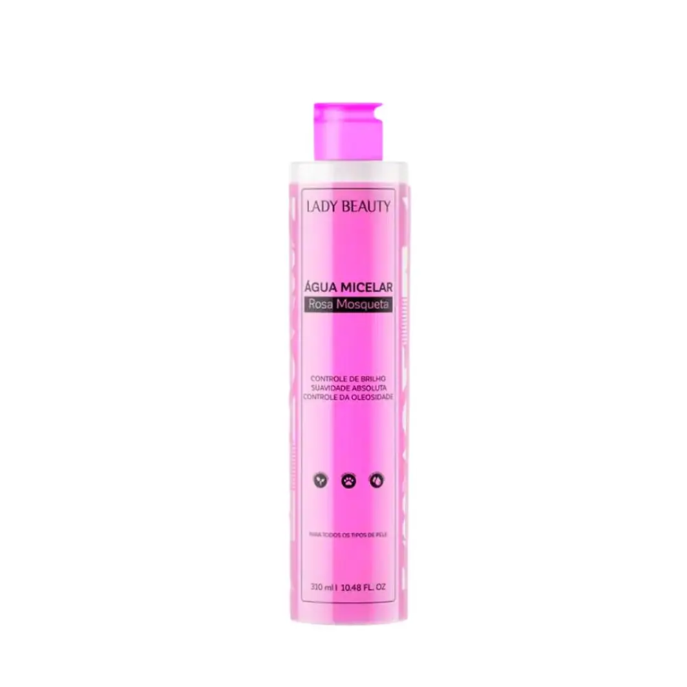 Água Micelar Rosa Mosqueta 310ml - Lady Beauty