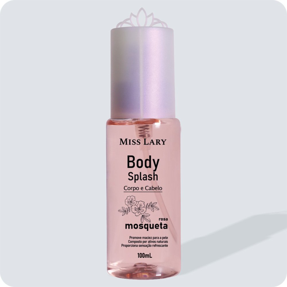 Body Splash Rosa Mosqueta 100ml - Miss Lary