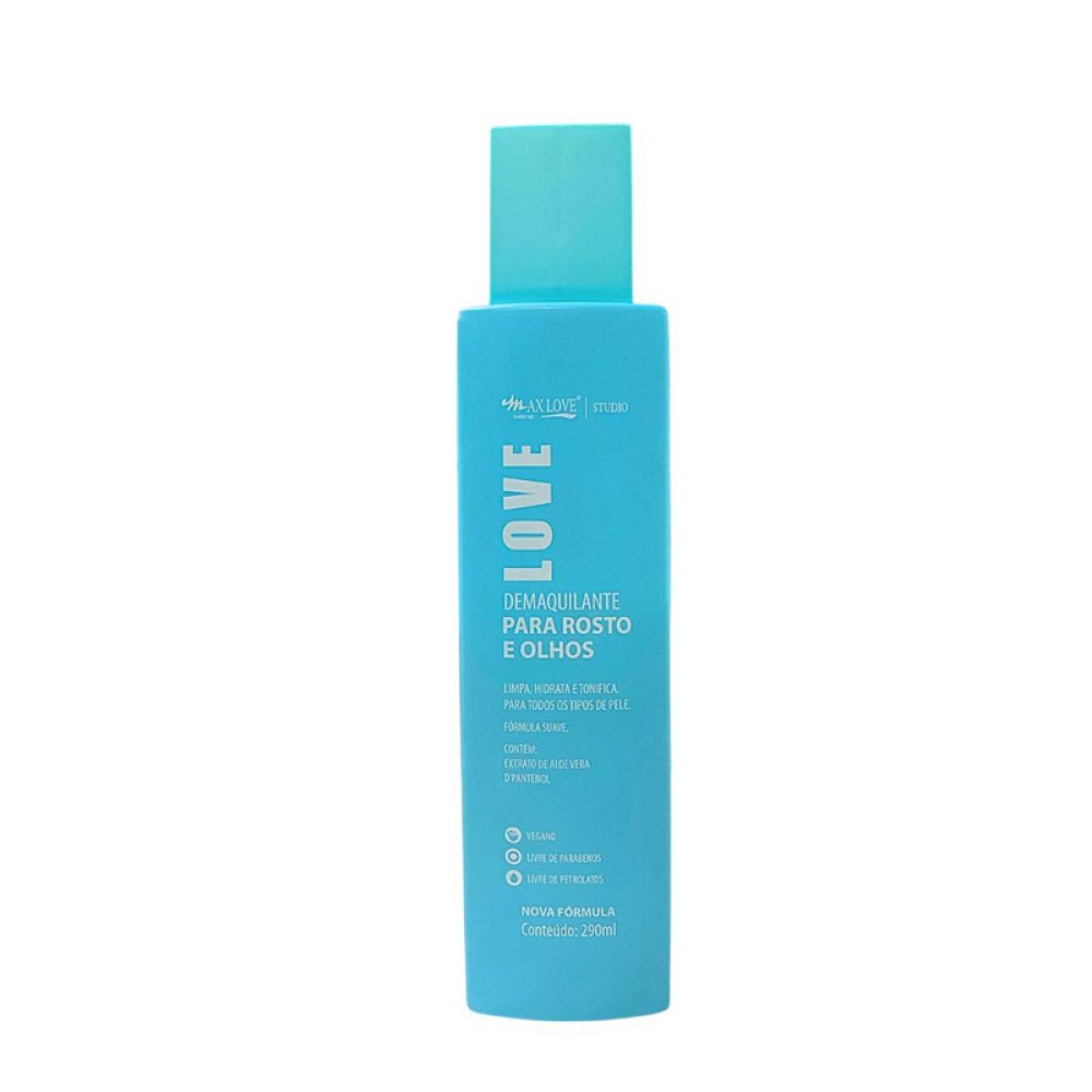 Demaquilante Para Rosto e Olhos 290ml - Max Love