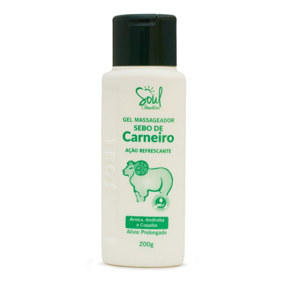 Gel Massageador Sebo de Carneiro - Soul Cosméticos