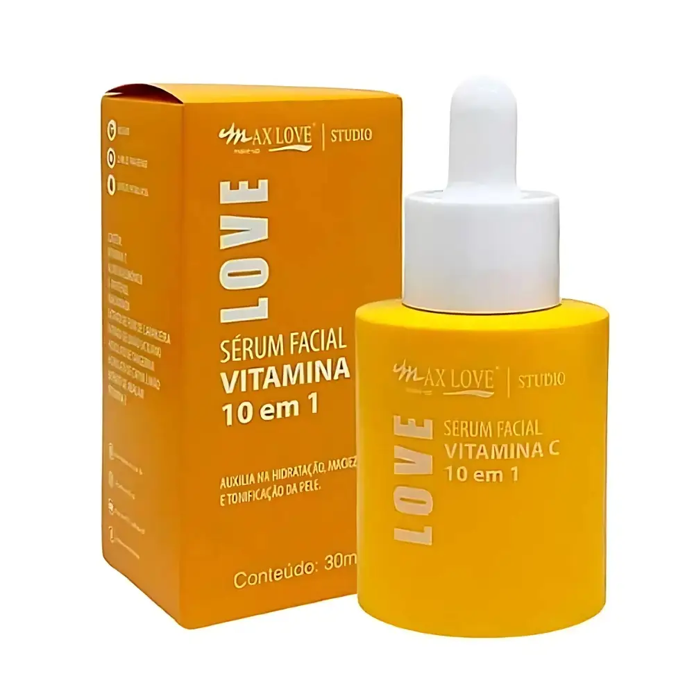 Sérum Facial Vitamina C 10 em 1 - Max Love